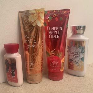 unused Bath and Body Works lotions & creams